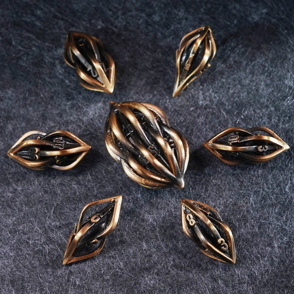 Heart of Chaos Metal Dice Set