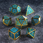 Heart of the Ice Queen Metal Dice Set
