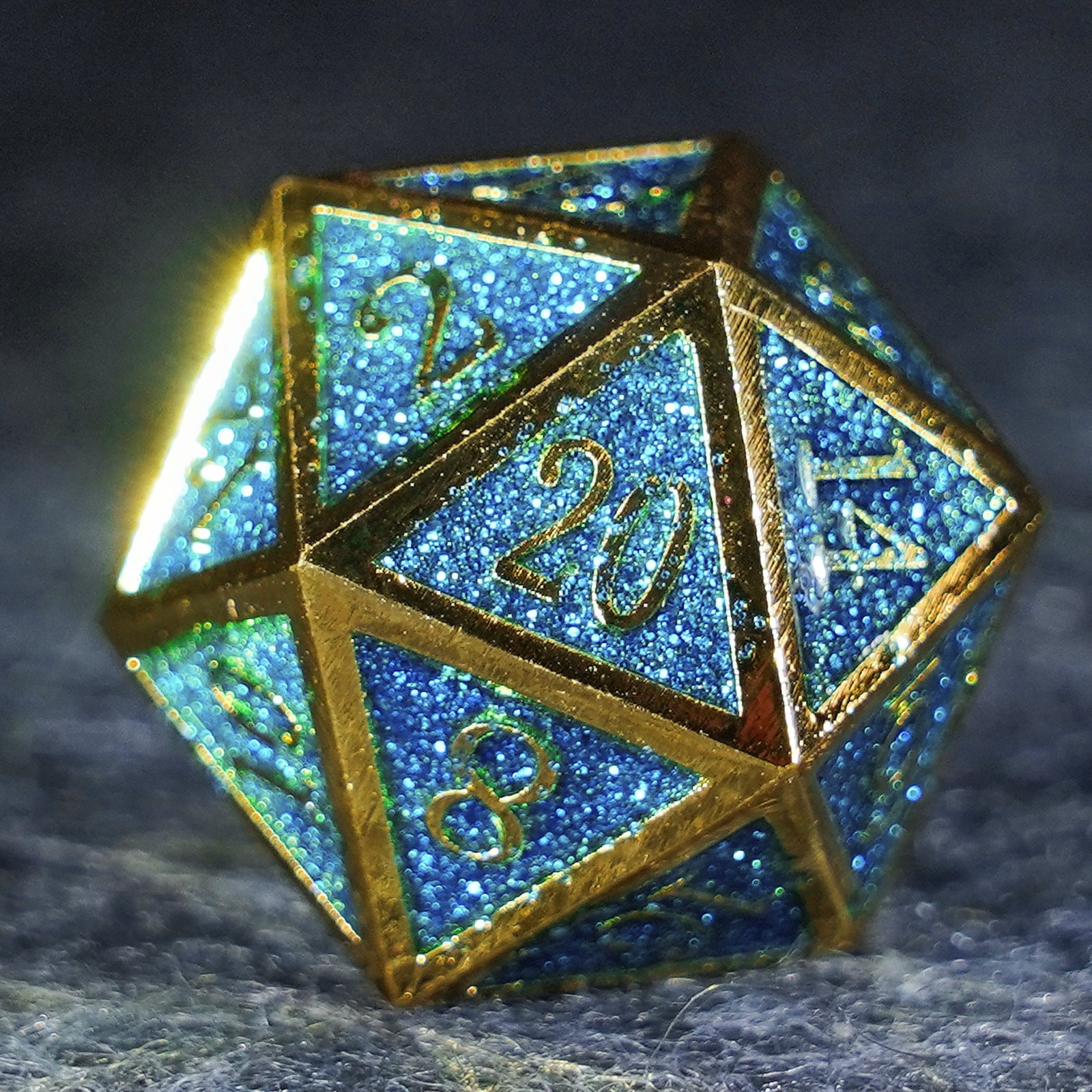 Heart of the Ice Queen Metal Dice Set