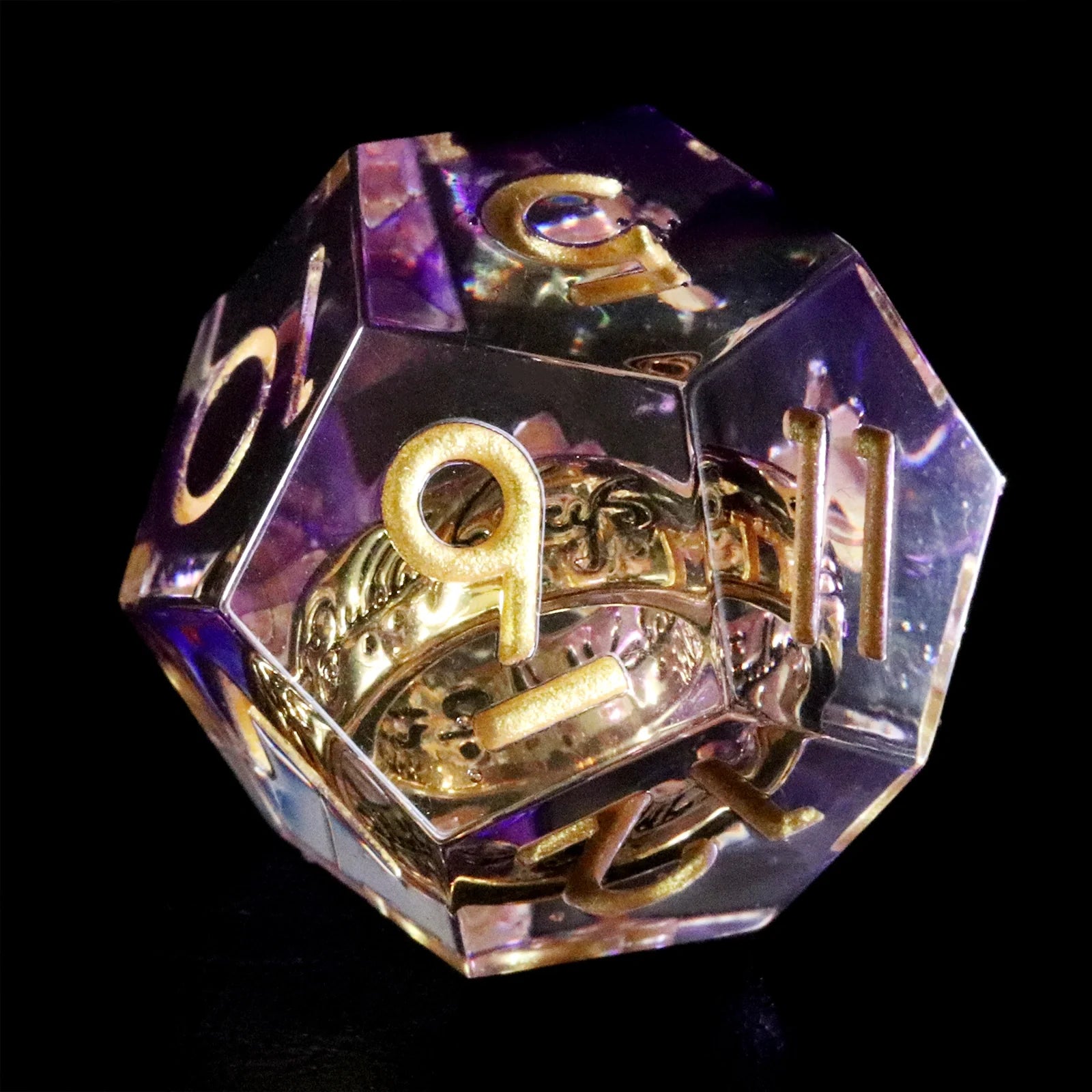 Lord of the Rings Amethyst Veil Resin Dice Set