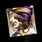 Lord of the Rings Amethyst Veil Resin Dice Set