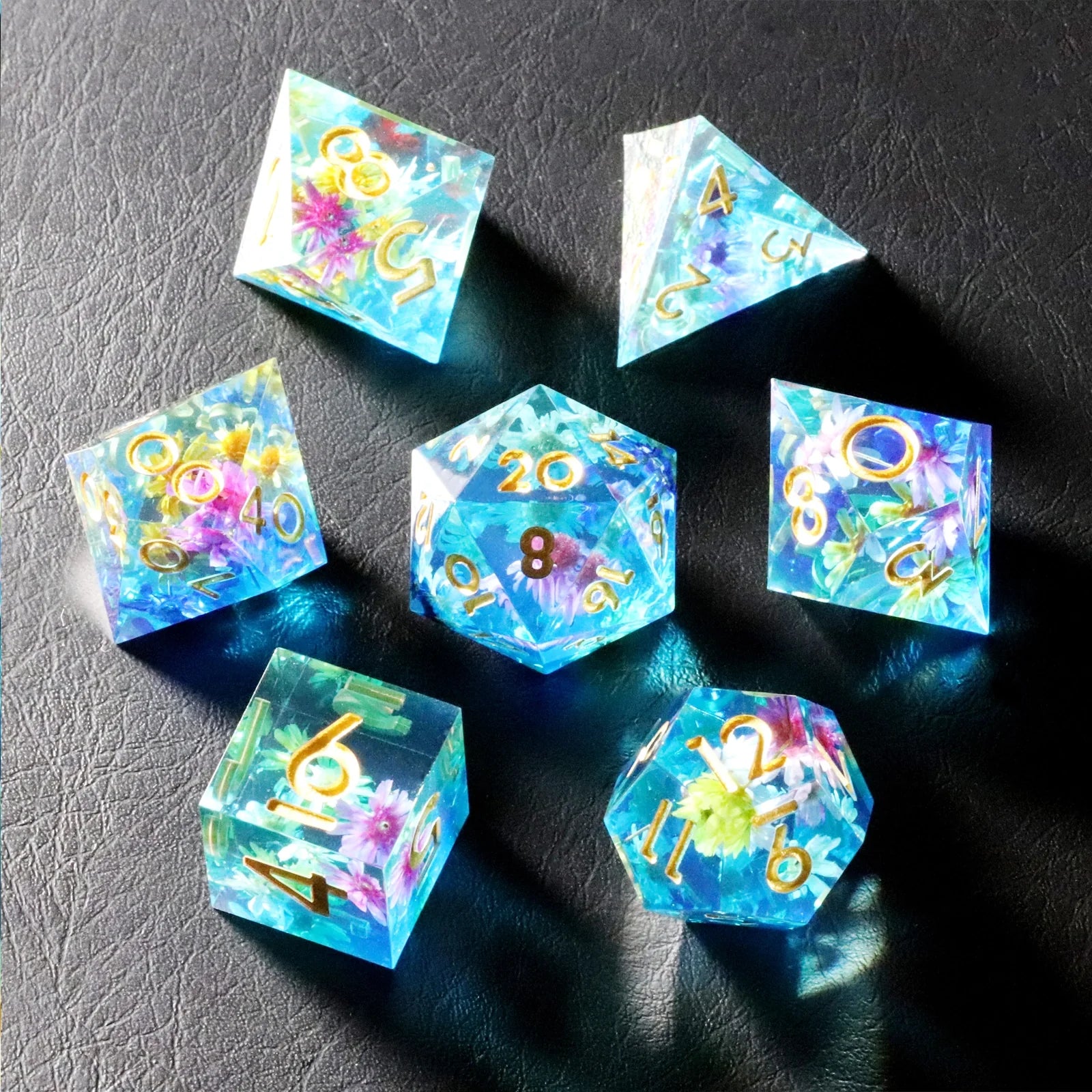Maldives Floral World Limited Edition Resin Dice Set