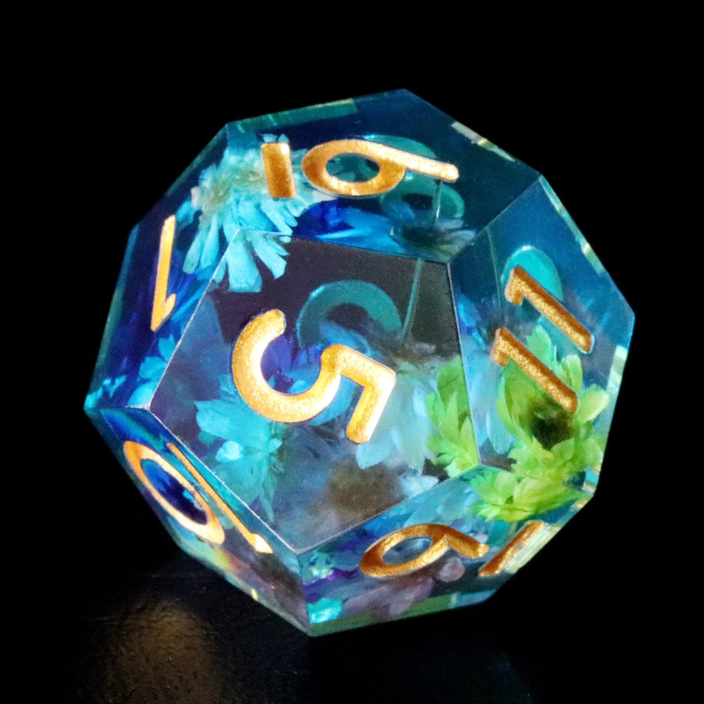 Maldives Floral World Limited Edition Resin Dice Set