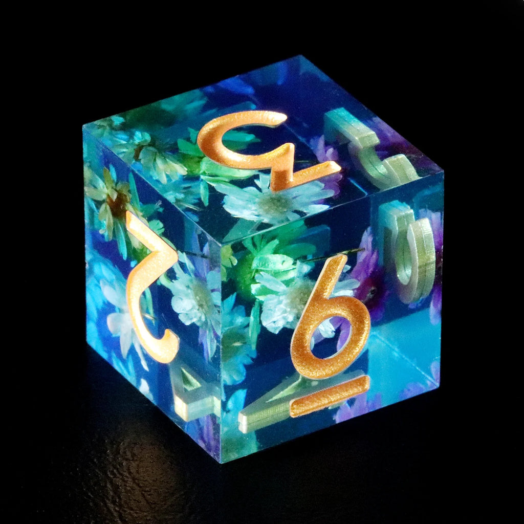 Maldives Floral World Limited Edition Resin Dice Set