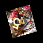 Sands of Time Floral World Resin Dice Set