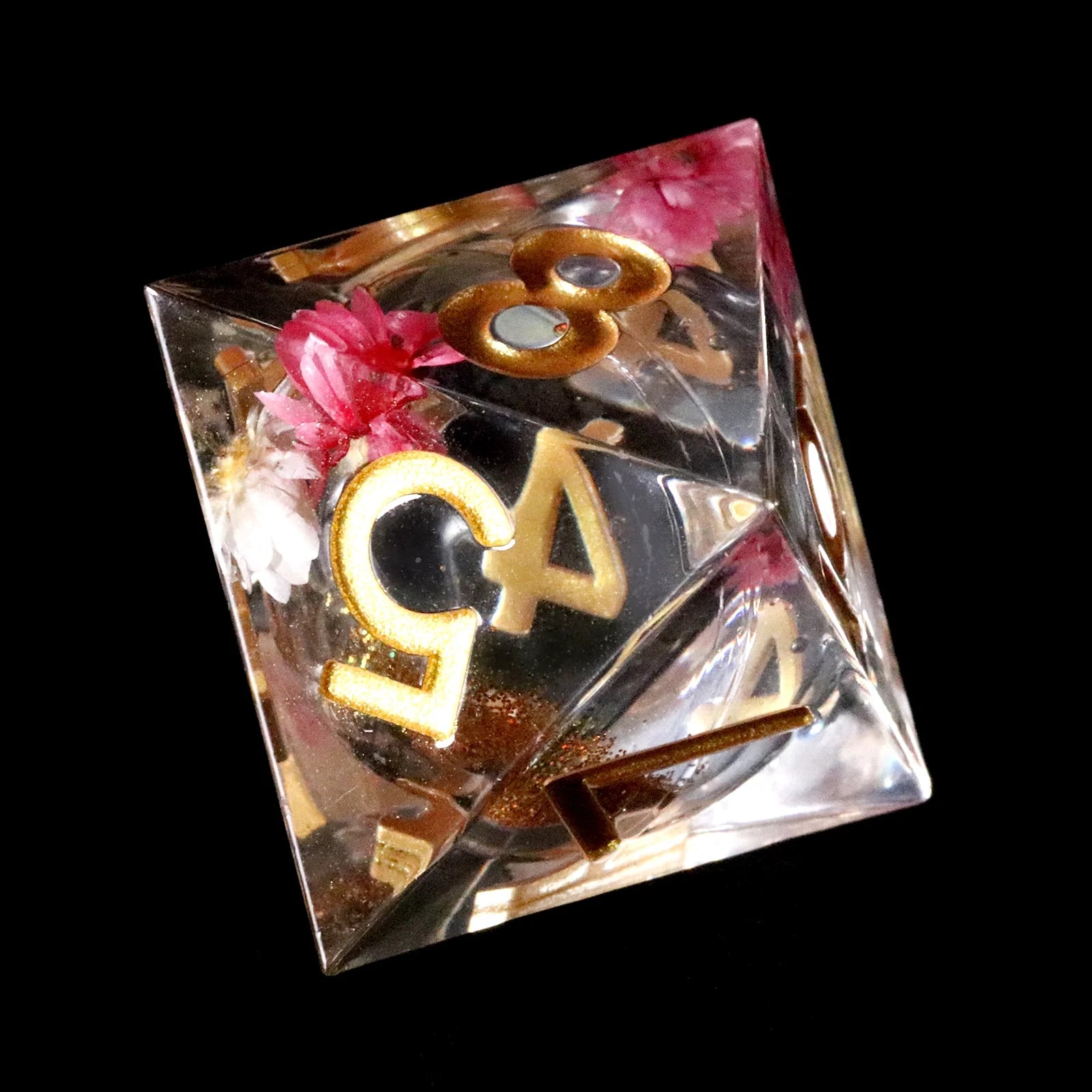 Sands of Time Floral World Resin Dice Set