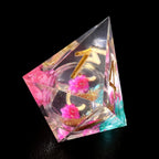 Sands of Time Floral World Resin Dice Set