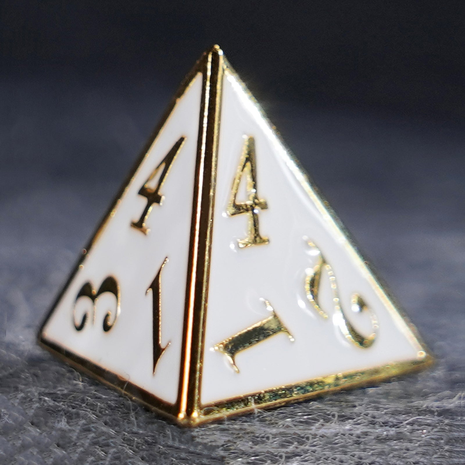 White Queen Solid Metal Dice Set