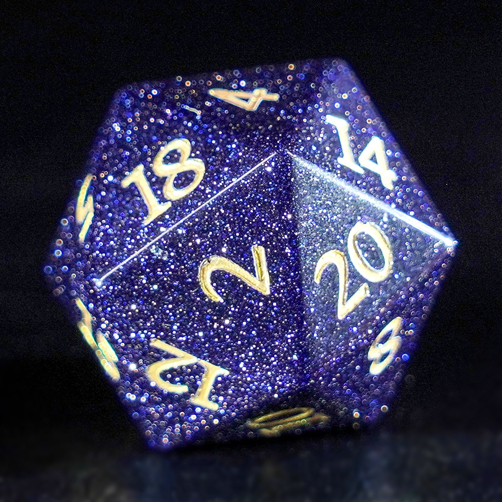DragonStone Logo D&D Blue Sandstone Dice Set