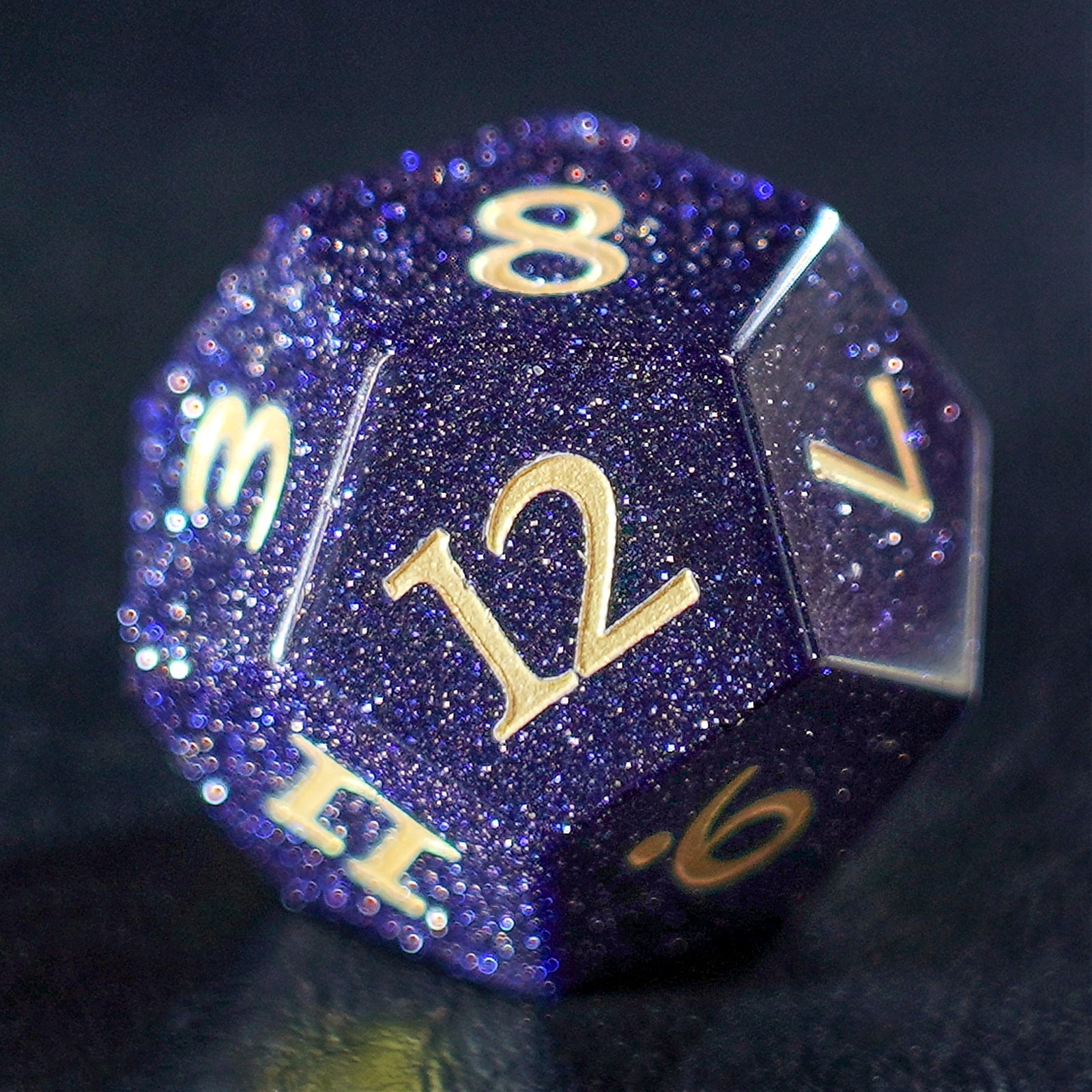 DragonStone Logo D&D Blue Sandstone Dice Set