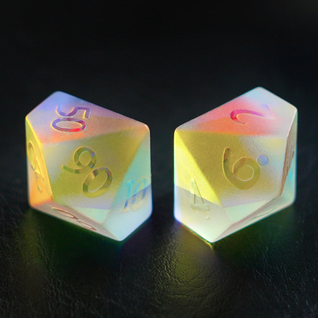DragonStone Logo D&D K9 Matte Glass Dice Set