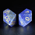DragonStone Logo D&D Lapis Lazuli Dice Set