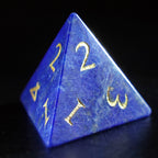 DragonStone Logo D&D Lapis Lazuli Dice Set
