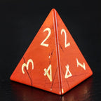 DragonStone Logo D&D South African Red Jasper Dice Set
