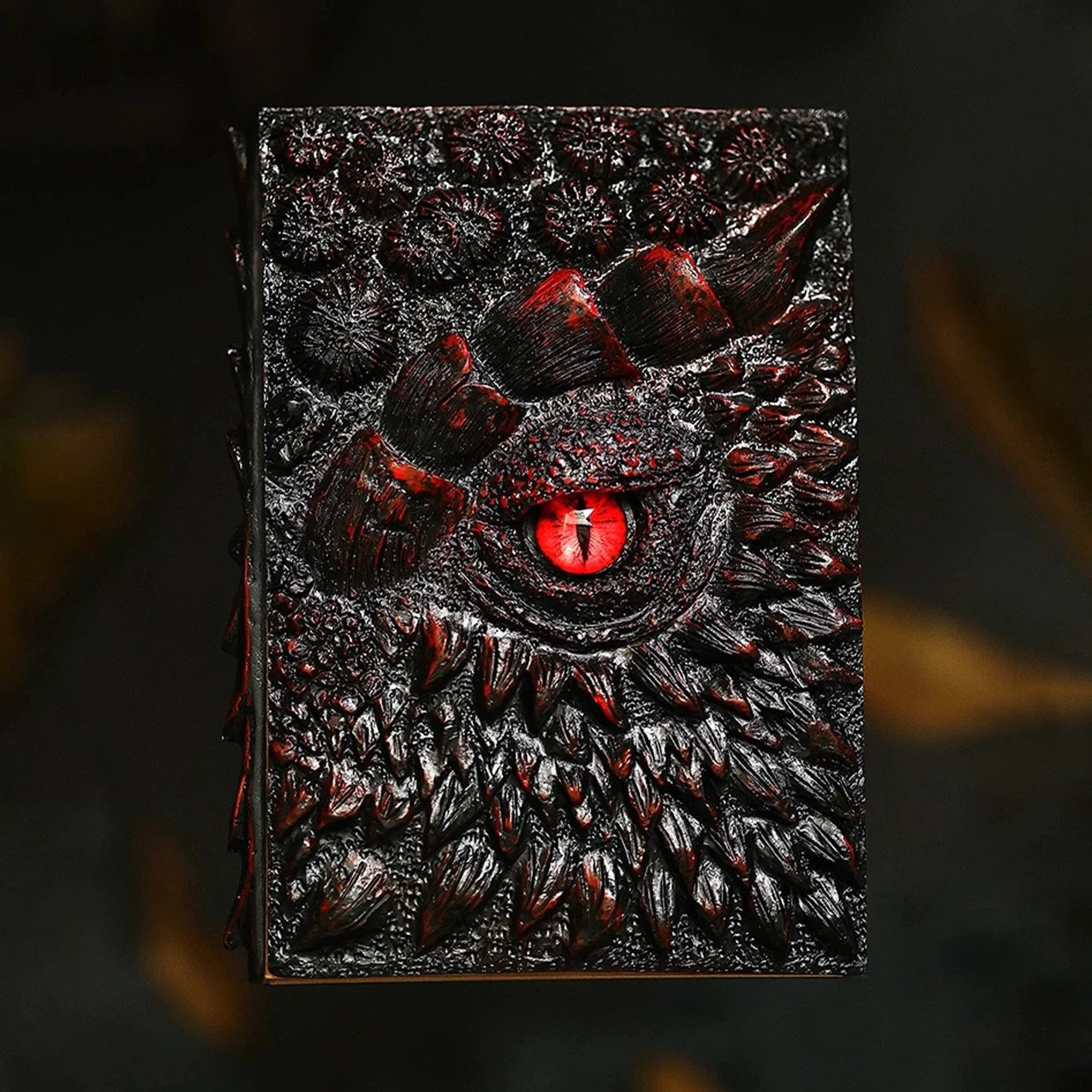 Night Dragon of Magic Resin 3D Book