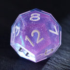 Pink Holiday Resin Dice Set