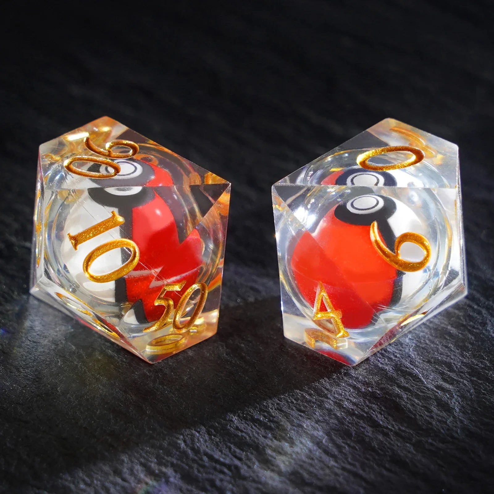 Pokémon Poké Ball Sharp Edge Resin Dice Set（Limited Edition）