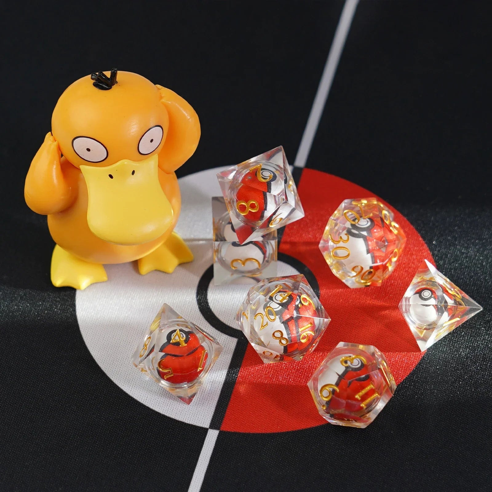 Pokémon Poké Ball Sharp Edge Resin Dice Set（Limited Edition）
