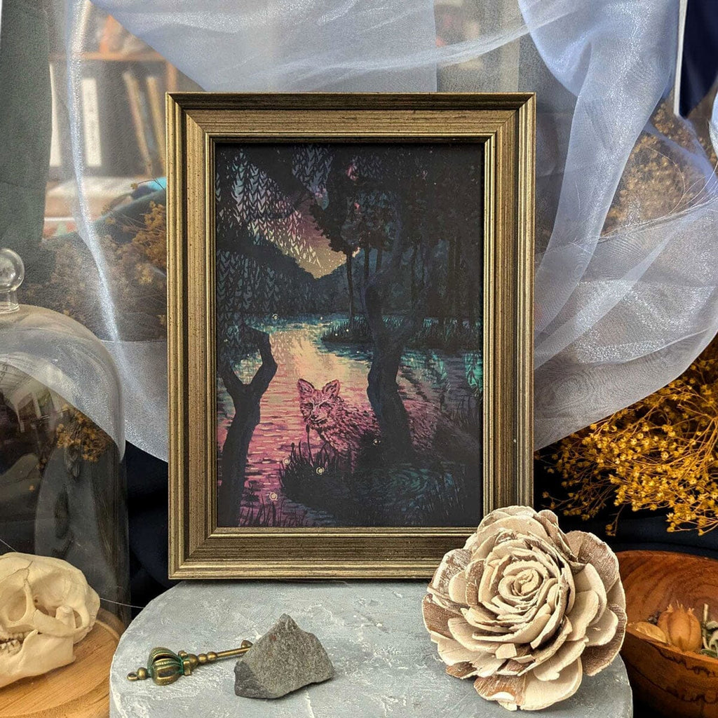 The Pink Fox and The Blue Heron (Mirra Visions 1)