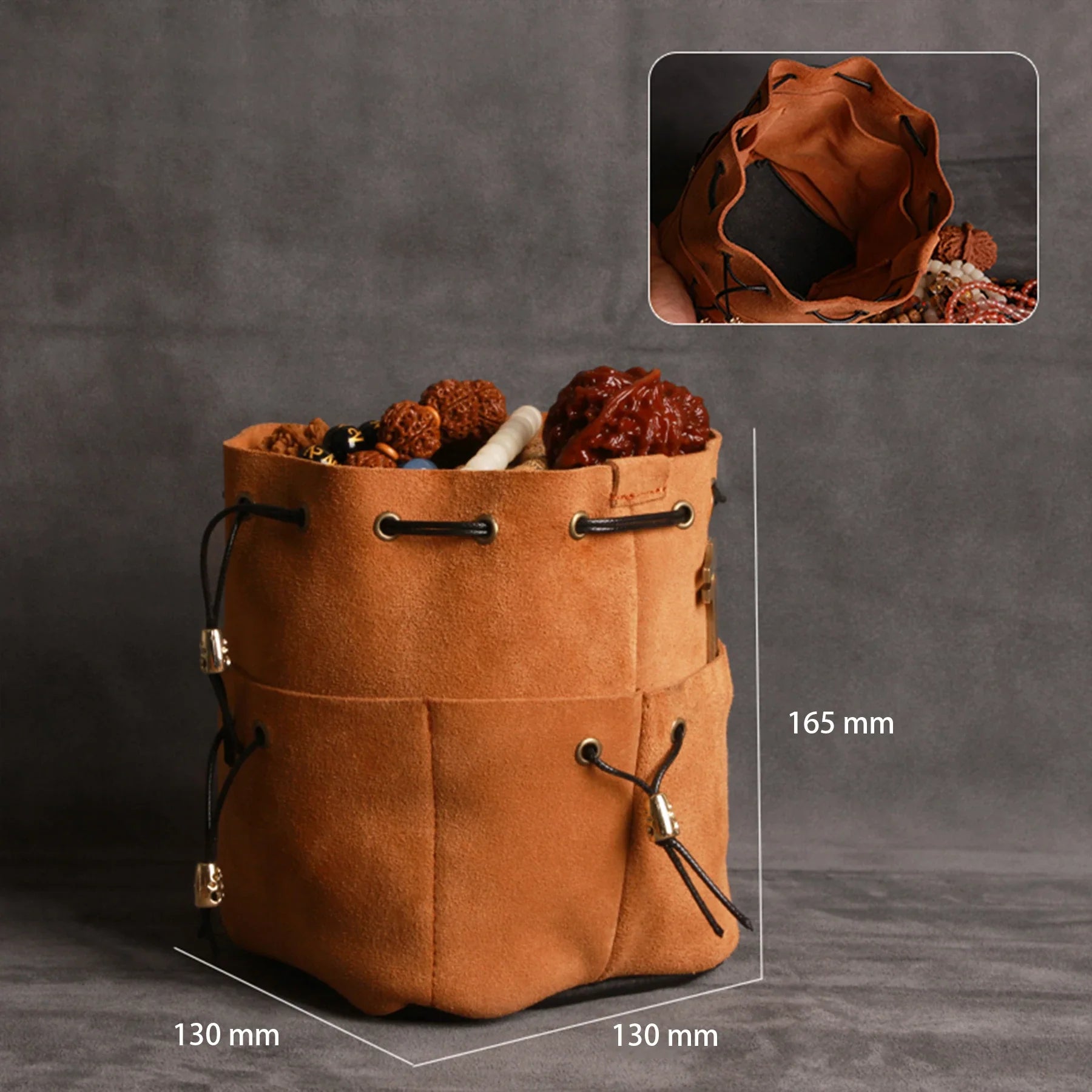 The Ranger’s Token — Handmade Leather Dice Pouch