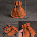 The Ranger’s Token — Handmade Leather Dice Pouch