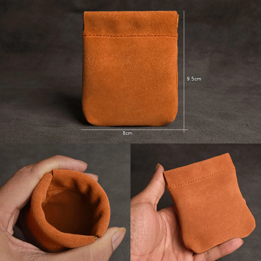 The Ranger’s Token — Handmade Leather Dice Pouch
